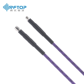 2.92mm(K,SK)公 转 2.92mm(K,SK)母 毫米波高性能铠装电缆组件|精密型, 带铠甲, DC-40GHz, 配接RCT360电缆/RCP600铠甲 , 线径6mm - RCP600-KMKF-L