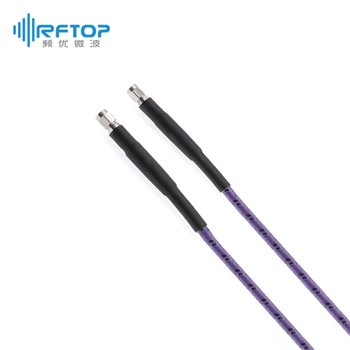3.5mm公 转 3.5mm公 毫米波高性能铠装电缆组件|精密型, 带铠甲, DC-34GHz, 配接RCT360电缆/RCP600铠甲 , 线径6mm - RCP600-QMQM-L