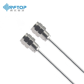 2.4mm公 转 2.4mm公 毫米波半钢电缆组件|超优级(Ultra), DC-50GHz, 配接RCS086电缆, 线径2.18mm - RCS086L-UMUM-L1-L2