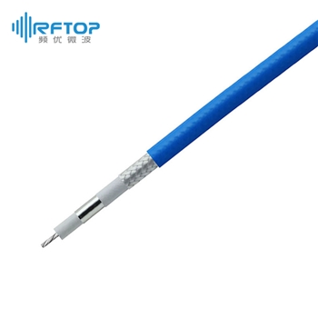 RCT500S高性能测试电缆, DC-26.5GHz, 线径5.2mm, 蓝色PUR, 精密型, 超柔 - RCT500S