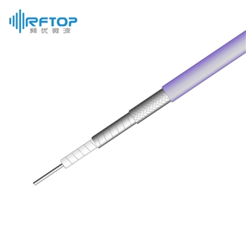 RCA146超低损稳相电缆, DC-110GHz, 线径1.46mm, 淡紫色FEP, 精密型, 低损耗 - RCA146