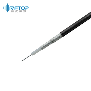 RCG223军标系列同轴电缆, DC-12.4GHz, 线径5.3mm, 黑色PVC, 精密型 - RCG223
