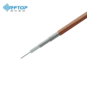 RCG304军标系列同轴电缆, DC-12.4GHz, 线径7.1mm, 橙色FEP, 精密型 - RCG304
