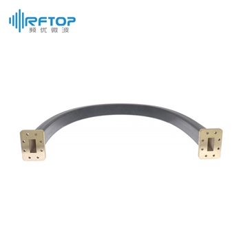 WR112(BJ84)可扭软波导, 6.57-9.99GHz, 1260W, FDP84矩形平法兰, 黄铜 - RWGFT112-L