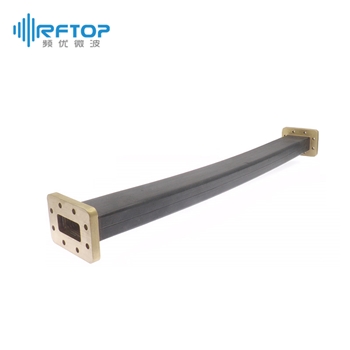 WR187(BJ48)可扭软波导, 3.94-5.99GHz, 3000W, FDP48矩形平法兰, 黄铜 - RWGFT187-L