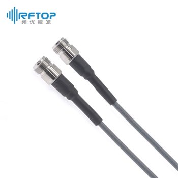N母 转 N母 超低损稳相电缆组件|精密型, 低损耗, DC-18GHz, 配接RCA510电缆, 线径5.1mm - RCA510-NFNF-L