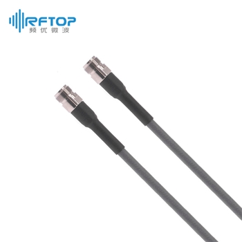 N母 转 N母 超低损稳相电缆组件|精密型, 低损耗, DC-18GHz, 配接RCA800电缆, 线径7.8mm - RCA800-NFNF-L