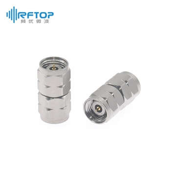 2.4mm公 转 2.4mm公 毫米波转接器|超优级(Ultra), DC-50GHz, 不锈钢 - RA5002H