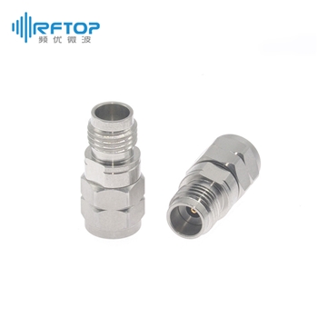 2.4mm母 转 2.4mm公 毫米波转接器|超优级(Ultra), DC-50GHz, 不锈钢 - RA5003H