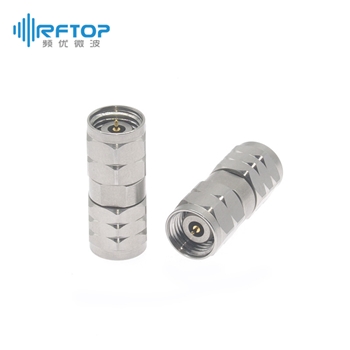 2.4mm公 转 1.85mm公 毫米波转接器|普军级, DC-50GHz, 不锈钢 - RA5004H