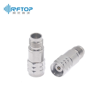 2.4mm母 转 1.85mm公 毫米波转接器|普军级, DC-50GHz, 不锈钢 - RA5006H