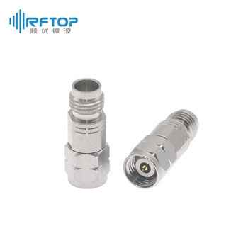 2.4mm公 转 1.85mm母 毫米波转接器|普军级, DC-50GHz, 不锈钢 - RA5005H