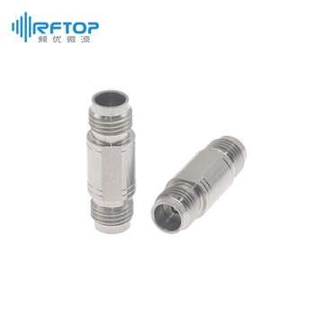 2.4mm母 转 1.85mm母 毫米波转接器|普军级, DC-50GHz, 不锈钢 - RA5007H