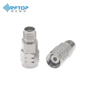 3.5mm母 转 1.85mm公 毫米波转接器|普军级, DC-34GHz, 不锈钢 - RA3418H