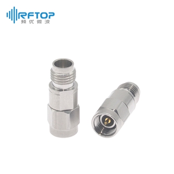 3.5mm公 转 2.4mm母 毫米波转接器|普军级, DC-34GHz, 不锈钢 - RA3408H