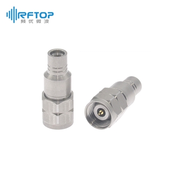 2.4mm公 转 SMP(GPO)公 半擒纵 毫米波转接器|普军级, DC-40GHz, 不锈钢 - RA4016H