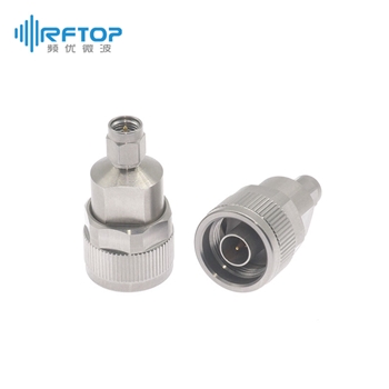 N公 转 3.5mm公 转接器|普军级, DC-18GHz, 不锈钢 - RA18N04H