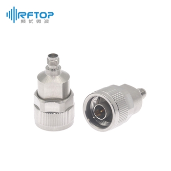 N公 转 3.5mm母 转接器|普军级, DC-18GHz, 不锈钢 - RA18N05H