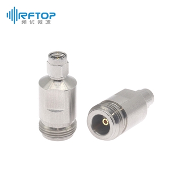 N母 转 SMA公 转接器|超优级(Ultra), DC-18GHz, 不锈钢 - RA18N18H