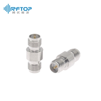 RP-SMA反极母 转 RP-SMA反极母 转接器|超优级(Ultra), 反极性, DC-18GHz, 不锈钢 - RPA27S01-LR