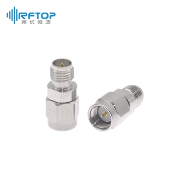 SMA公 转 RP-SMA反极母 转接器|超优级(Ultra), 反极性, DC-18GHz, 不锈钢 - RPA27S03-R