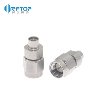 SMA公 转 SMP(GPO)公 半擒纵 转接器|超优级(Ultra), DC-26.5GHz, 不锈钢 - RA18S08H