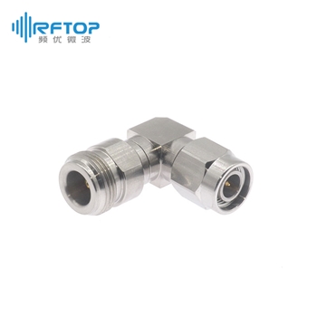 N母 转 TNC公 直角90度弯转接器|超优级(Ultra), DC-18GHz, 不锈钢 - RA18N26WH