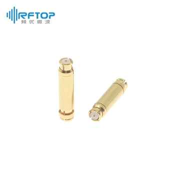 SMP(GPO)母 转 SMP(GPO)母 毫米波转接器|超优级(Ultra), DC-40GHz, 铍铜镀金 - RA40P01H02-GBC