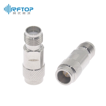 SMA母 转 QSSMA公 转接器|超优级(Ultra), DC-18GHz, 不锈钢+铍铜镀金 - RA18S06Q