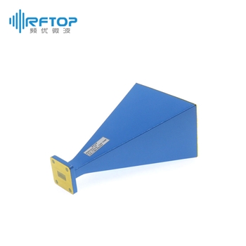 WR51(BJ180)标准增益喇叭天线|专业型, 14.5-22GHz, 增益20dB, FBP180方形平法兰 - RWHA51-20