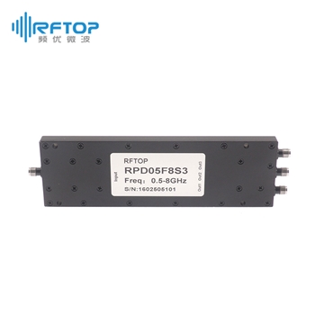 SMA一分三微带式功分器|专业型, 0.5-8GHz, 20W, 接头不锈钢 - RPD05F8S3