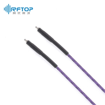 1.0mm母转1.0mm母 毫米波高性能铠装电缆组件|超优级(Ultra),带铠甲,DC-110GHz,配接RCT200电缆/RCP400铠甲,线径4mm - RCP400-WFWF-L