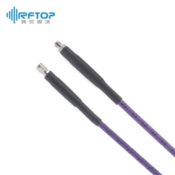 SMA公 转 SMA母 高性能铠装电缆组件|超优级(Ultra), 带铠甲, DC-26.5GHz, 配接RCT360电缆/RCP600铠甲 , 线径6mm - RCP600-SMSF-L
