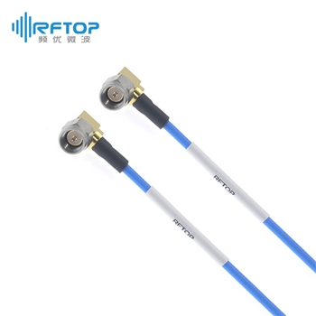SMA直角90度弯公 转 SMA直角90度弯公 柔性互联电缆组件|精密型, DC-18GHz, 配接RCQ260电缆, 线径2.6mm - RCQ260-SMWSMW-L