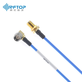 SMA公 转 SMA穿墙母 柔性互联电缆组件|精密型, DC-18GHz, 配接RCQ260电缆, 线径2.6mm - RCQ260-SMSFY-L