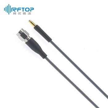 3.5mm公 转 SSMP(GPPO,SMPM)母 超低损稳相电缆组件|超优级(Ultra), 低损耗, DC-26.5GHz, 配接RCA220电缆, 线径2.2mm - RCA220-QMSPF-L