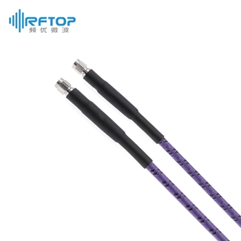 SMA公 转 2.92mm公 高性能铠装电缆组件|超优级(Ultra), 带铠甲, DC-26.5GHz, 配接RCT360电缆/RCP600铠甲 , 线径6mm - RCP600-SMKM-L