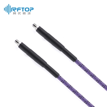 SMA母转2.92mm母 高性能铠装电缆组件|超优级(Ultra), 带铠甲, DC-26.5GHz, 配接RCT360电缆/RCP600铠甲 , 线径6mm - RCP600-SFKF-L