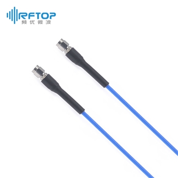 SMA公 转 2.92mm(K,SK)公 高性能测试电缆组件|超优级(Ultra), 稳相, DC-26.5GHz, 配接RCT360电缆, 线径3.6mm - RCT360-SMKM-L