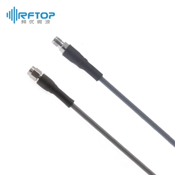 SMA母 转 2.92mm(K,SK)公 超低损稳相电缆组件|精密型, 低损耗, DC-26.5GHz, 配接RCA360电缆, 线径3.6mm - RCA360-SFKM-L