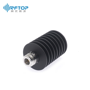 N中功率同轴固定衰减器|专业型, 双向, 母-母, 圆形, 接头铜镀三元合金, DC-8.5GHz, 20W - R8N20FF-XX