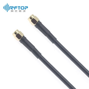 SMA公 转 SMA公 经济型低损电缆组件|经济型, DC-3GHz, 配接RCMV503电缆, 线径5mm - RCMV503-SMSM-L