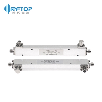SMA单定向同轴耦合器, 0.5-8GHz, 耦合度30dB, 30W, 不锈钢 - RDC05F8S-30