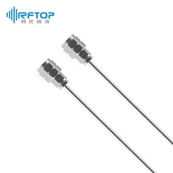 2.4mm公 转 2.4mm公 毫米波半钢电缆组件|精密型, DC-50GHz, 配接RCS086L电缆, 线径2.2mm - RCS086L-UMUM-L