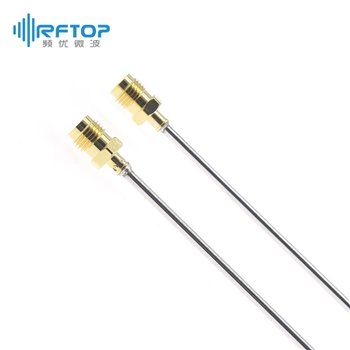 2.4mm母 转 2.4mm母 毫米波半钢电缆组件|精密型, DC-50GHz, 配接RCS086L电缆, 线径2.2mm - RCS086L-UFUF-L