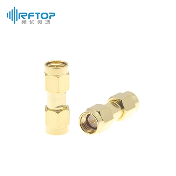 SMA公 转 SMA公 转接器|经济型, DC-6GHz, 黄铜镀金 - RA06S02-GBA
