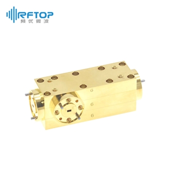 WR10(BJ900)单定向波导耦合器|专业型, 高定向, 75-110GHz, 耦合度10dB, FUGP900圆形法兰, 铜镀金 - RWDC1040-10
