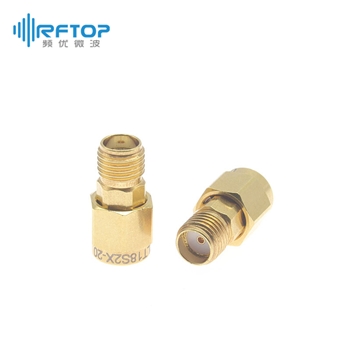 SMA低温衰减器|专业型, 微磁型, 双向, 公-母, 圆形, 接头铍铜镀金, DC-18GHz, 2W - RLT18S2X-XX