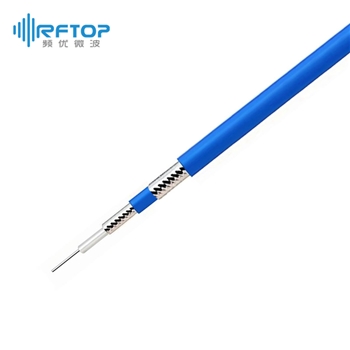 RCGTR316军标系列同轴电缆, DC-6GHz, 线径3.5mm, 蓝色FEP, 精密型 - RCGTR316