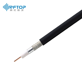 RCM5DFB经济型低损电缆, DC-3GHz, 线径7.5mm, 黑色PVC, 经济型 - RCM5DFB